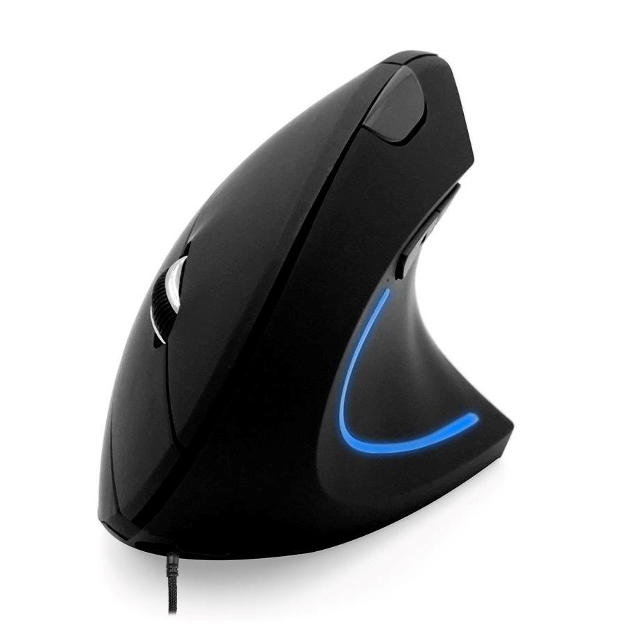 MEDIA-TECH VERTIC MT1122 Lodret mus med kabel 6400 DPI Sort #1