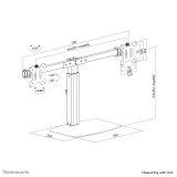 Neomounts FPMA-D865DBLACK skrmbeslag og -stativer 68,6 cm (27
