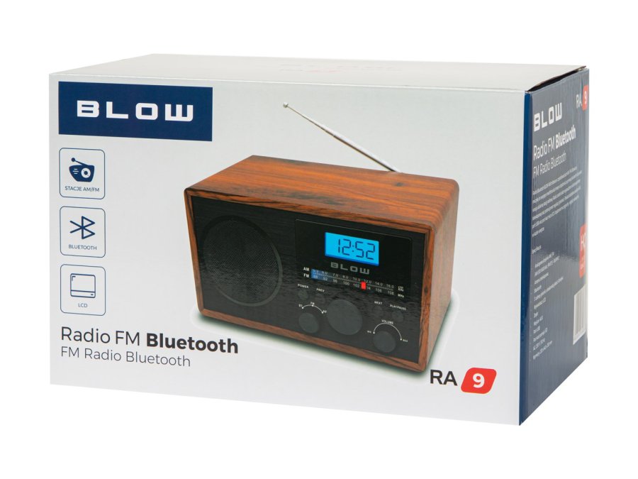 B�rbar analog AM/FM-radio BLOW RA9 V.2