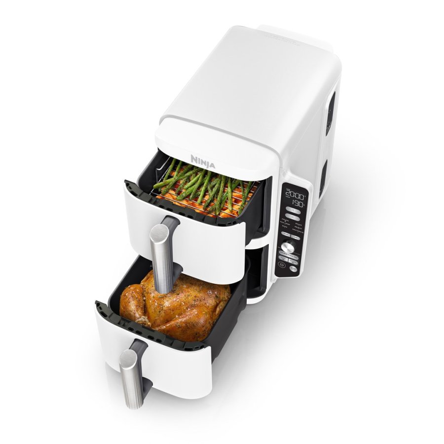 SharkNinja SL400EUWH frituregryde Dobbelt 9,5 L Enkeltstende 2470 W Varmluftsteger Hvid #3
