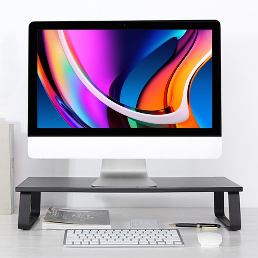 Techly ICA-MS 600TY skrmbeslag og -stativer Skrivebord Sort #9