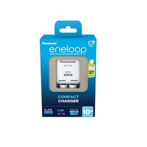 Panasonic Eneloop Compact Charg. BW-CC50 incl. 2xAA K-KJ50MCD20E #1