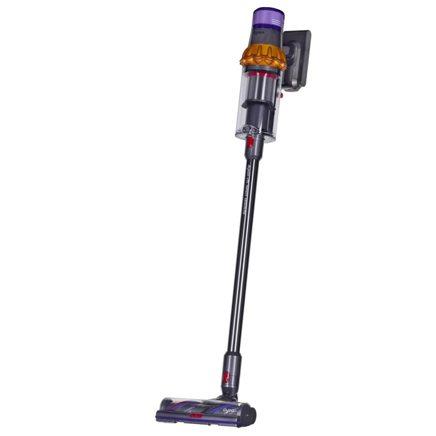 Dyson V15 Detect Absolute 2-i-1 stangstvsuger Batteri Dry Posels 660 W Nikkel, Gul #1