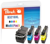 Peach 320287 bl�kpatron 4 stk Kompatibel H�jt (XL) udbytte Sort, Bl�, Magenta, Gul #1