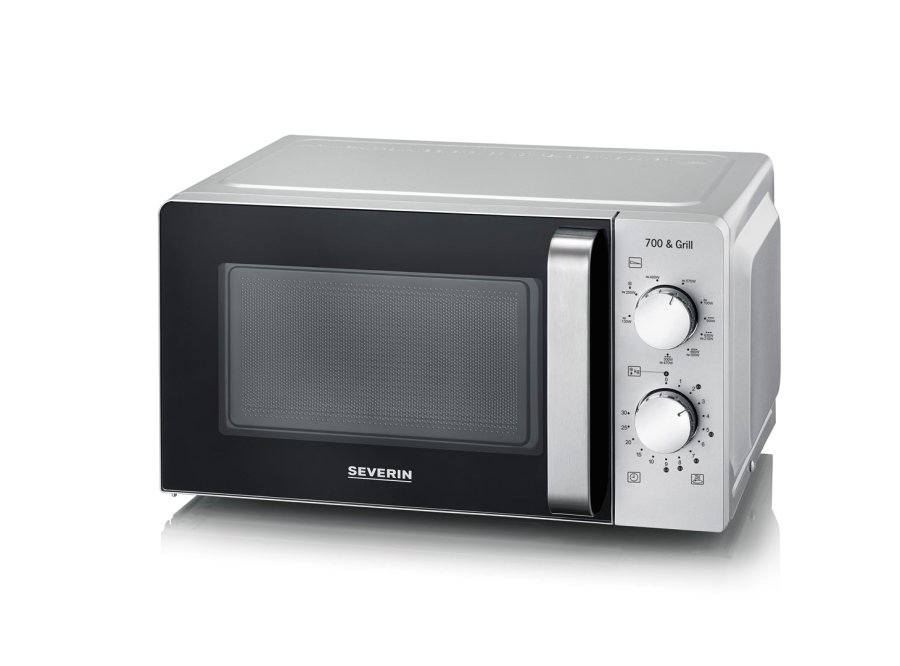 Severin MW 7780 mikroblgeovn Sort, Slv Grill mikroovn Bordplade 17 L 700 W #1