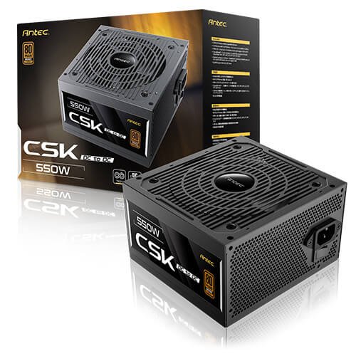 Antec CSK550DC enhed til str�mforsyning 550 W 24-pin ATX ATX Sort #6