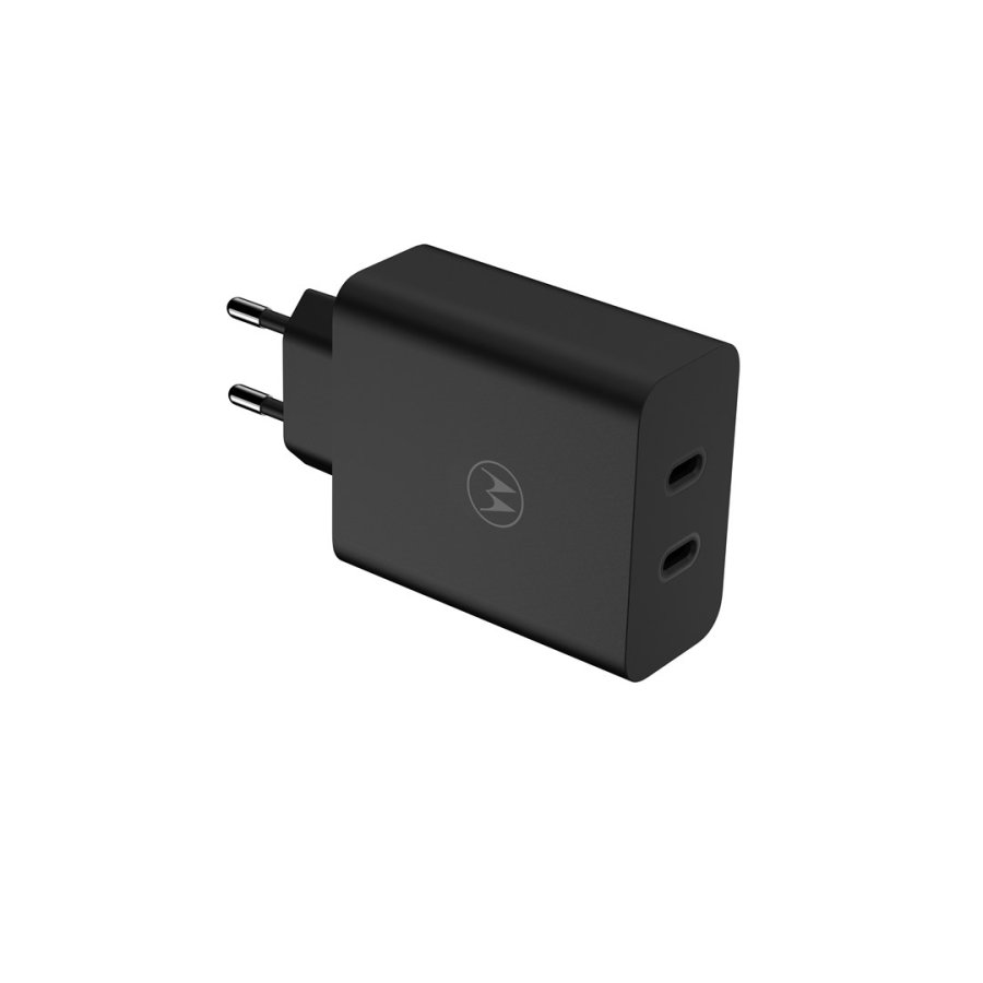 Motorola TurboPower 125W Duo Charger Universel Sort Vekselstrm Hurtig opladning Indendrs #4