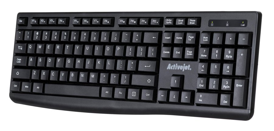 Activejet trdlst tastatur K-3803SW, batteridrevet 1x 1,5V AAA #3