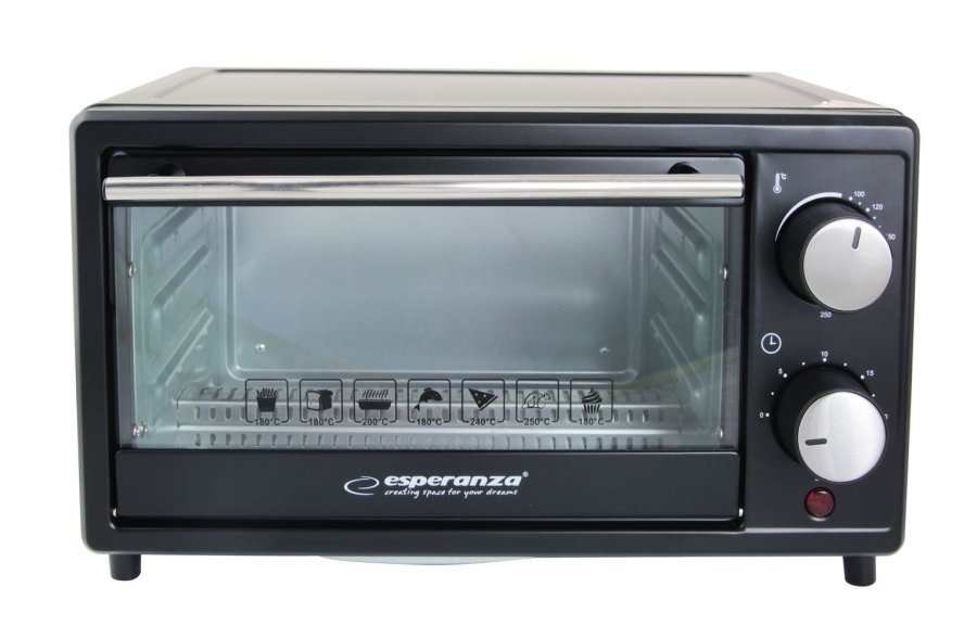 Esperanza EKO007 Miniovn 10 l 900 W sort #13