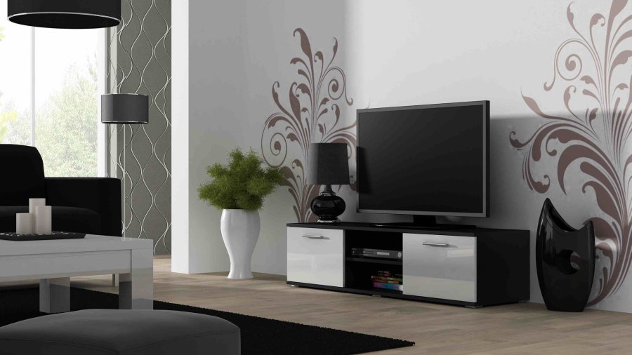 Cama SOHORTV140CZ/BI TV stativ & underholdningscenter 1 hylder #1