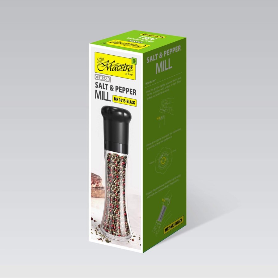 Mlle til krydderier Feel Maestro MR-1613-BLACK Sort #4