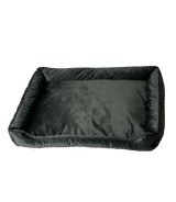 GO GIFT Lux sort - seng til kledyr - 95 x 70 x 9 cm #1