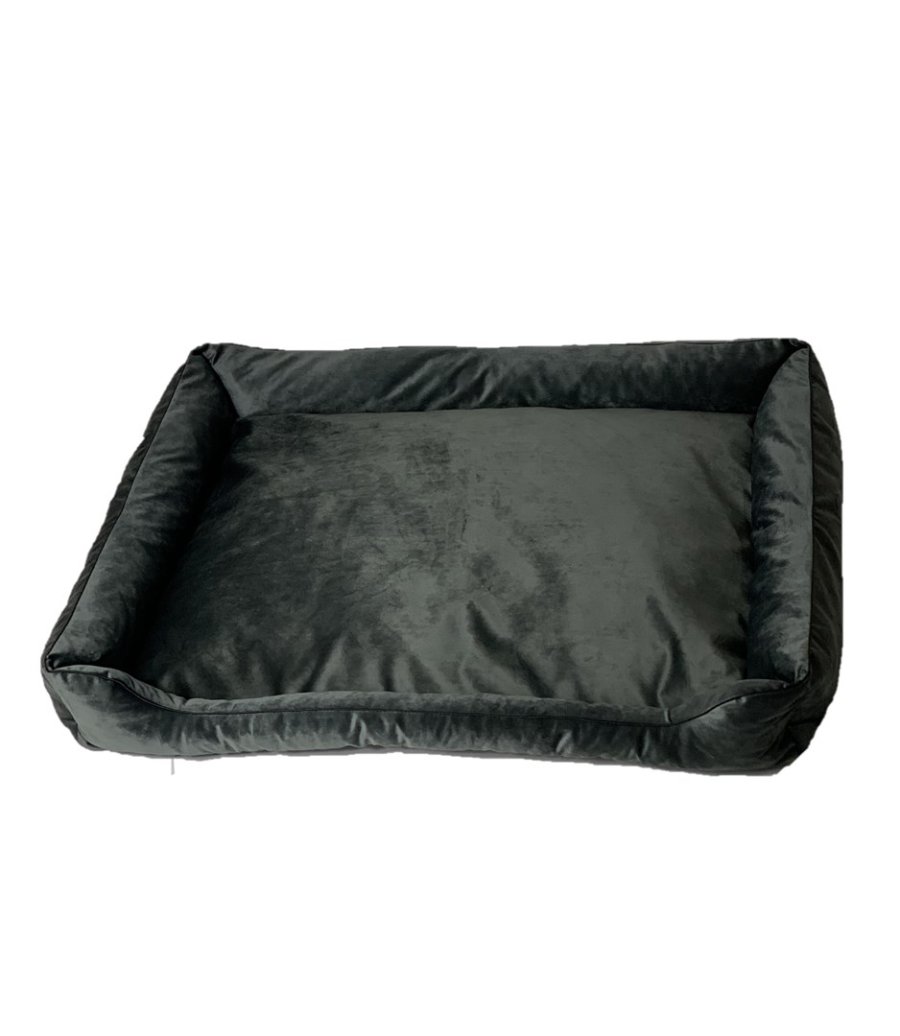 GO GIFT Lux sort - seng til kledyr - 95 x 70 x 9 cm #1