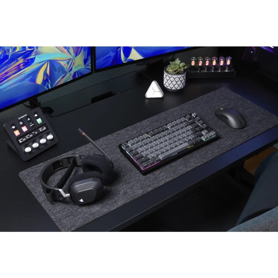 Corsair K65 PLUS WIRELESS 75 % RGB tastatur Spil RF trdls + USB QWERTZ Tysk Sort #3