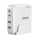 UNITEK P1229AWH01-EU oplader til mobil enhed Universel Hvid Vekselstrm Hurtig opladning Indendrs #1