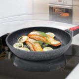 Feel-Maestro MR-4924 stegepande Wok/Stirfry pande Rund #3