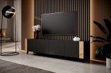 TV FARO kabinet 200x42x52 sort mat + egetr #3