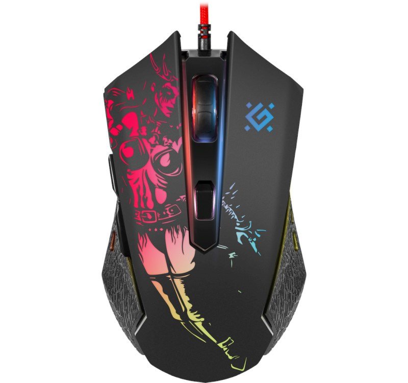 Gaming, kablet, optisk mus DEFENDER GM-933 SIN'SISTER 7200dpi 6P baggrundsbelyst #1