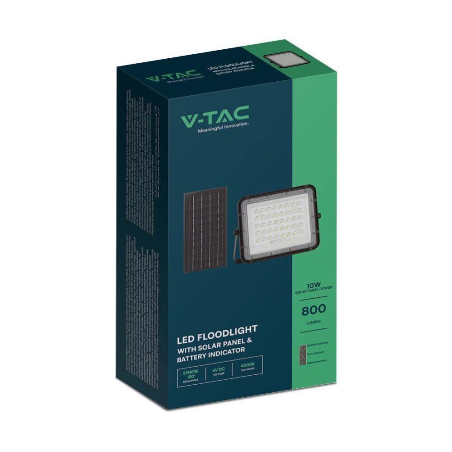 V-TAC 10W IP65 Black VT-80W 4000K 800lm #6