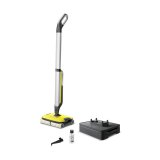 K�rcher FC 7 Cordless Elektrisk kost Batteri T�r&v�d Posel�s S�lv, Gul #1