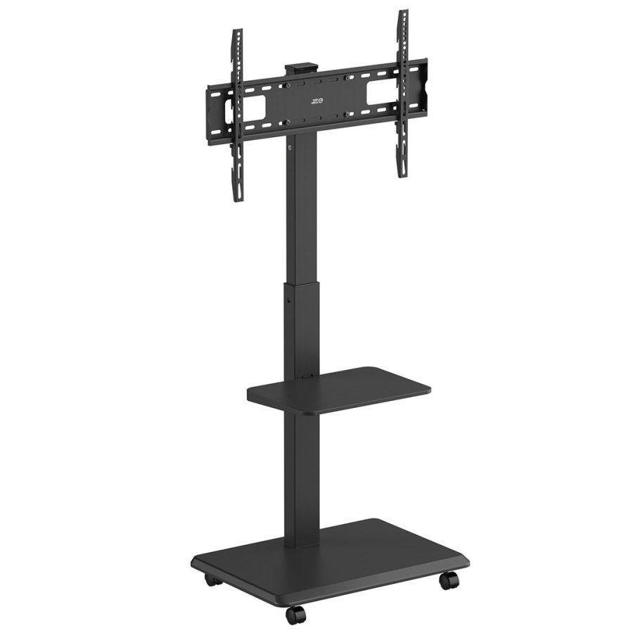 Stativ/vogn til tv Ergo-Office, maks. belastning 50 kg/5 kg hylde, maks. VESA 600x400, indbygget strmskinne, sort, ER-304 B #5
