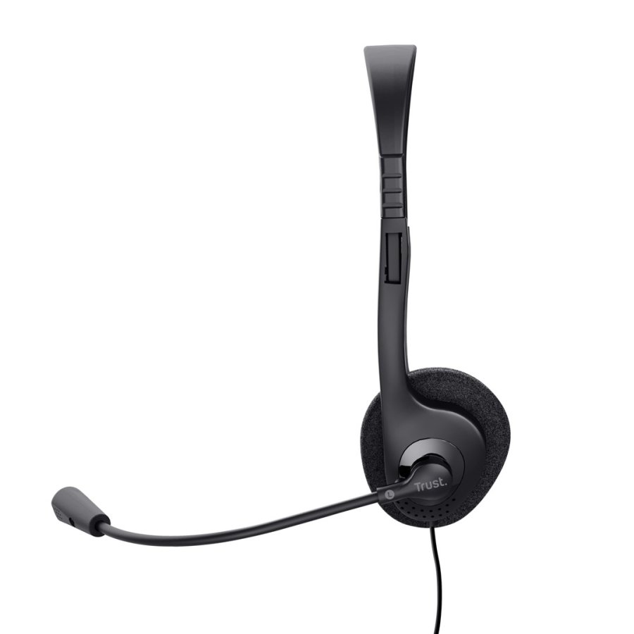 Trust 21665 hovedtelefoner/headset Ledningsfrt I rerne Opkald/musik Sort #5