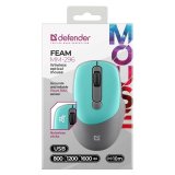 MOUSE DEFENDER FEAM MM-296 RF SILENT MINT #7
