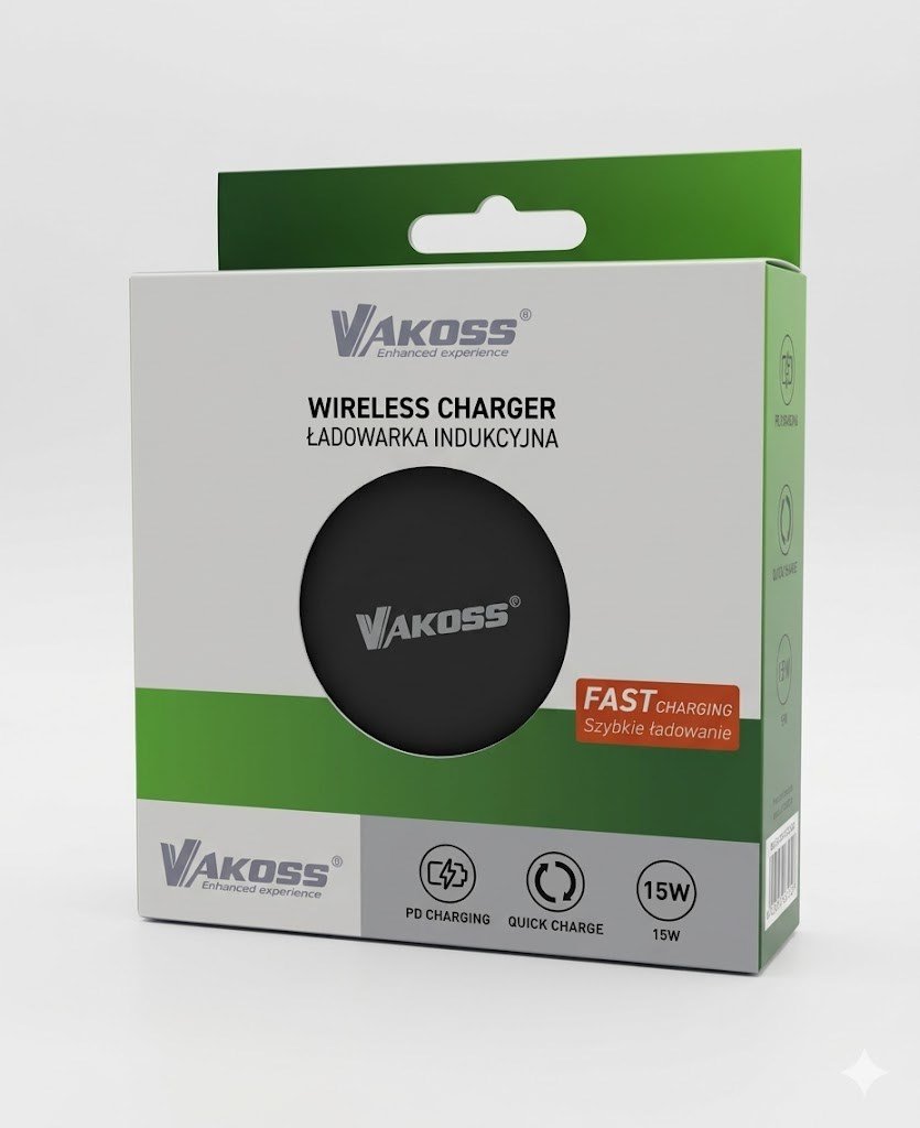 Vakosss MY5316K Magnetisk tr�dl�s oplader 15 W #2