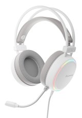 SUCHAWKI NAUSZNE GENESIS NEON 613 G2 RGB Z MIKROFONEM PODWIETLENIE BIAE #3