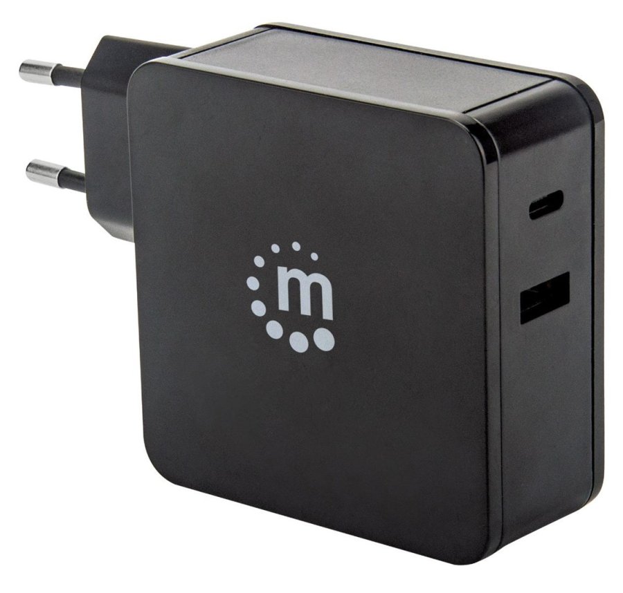 Manhattan 180214 oplader til mobil enhed Netbook, Tablet Sort Vekselstrm Indendrs #5