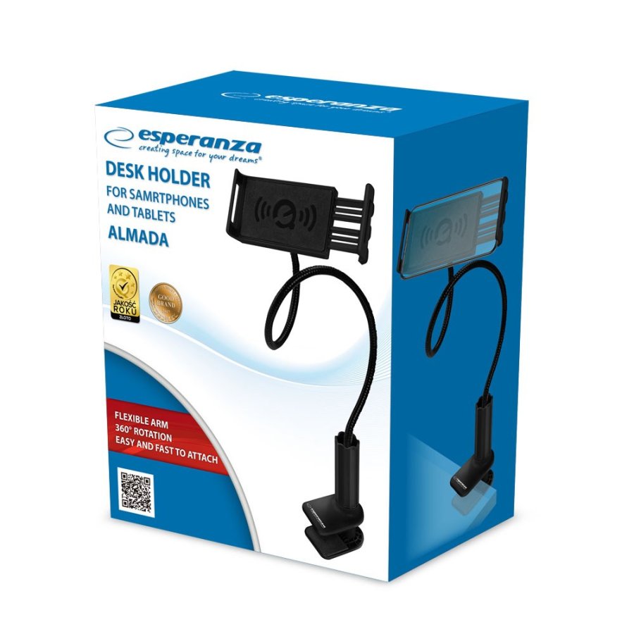 Esperanza EMH142 Skrivebordsbeslag til telefoner/tablets sort #2