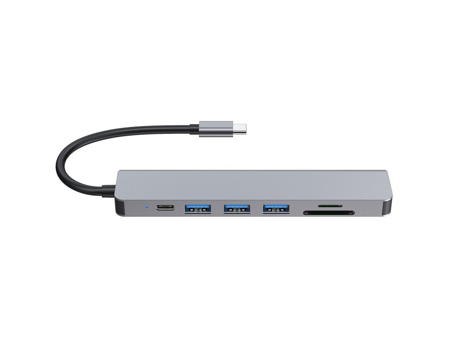 Equip 133494 dockingstation Ledningsf�rt USB 3.2 Gen 1 (3.1 Gen 1) Type-C S�lv #4