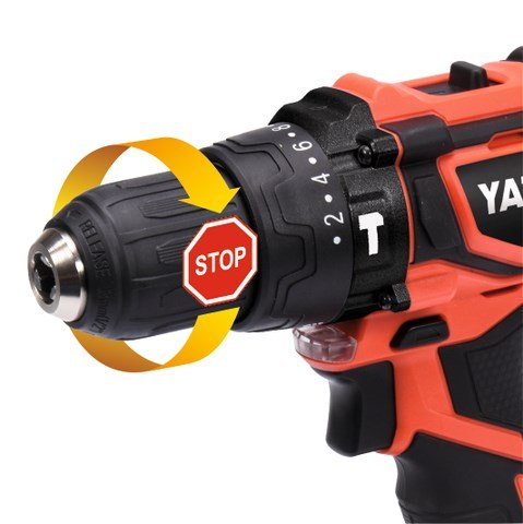 Yato YT-82783 bor 1650 rpm Nglefri 1,2 kg Sort, Rd #4