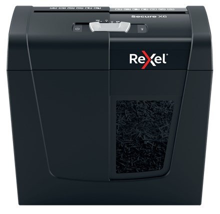 Rexel Secure X6 papirmakulator Krydsmakulering 70 dB Sort #1