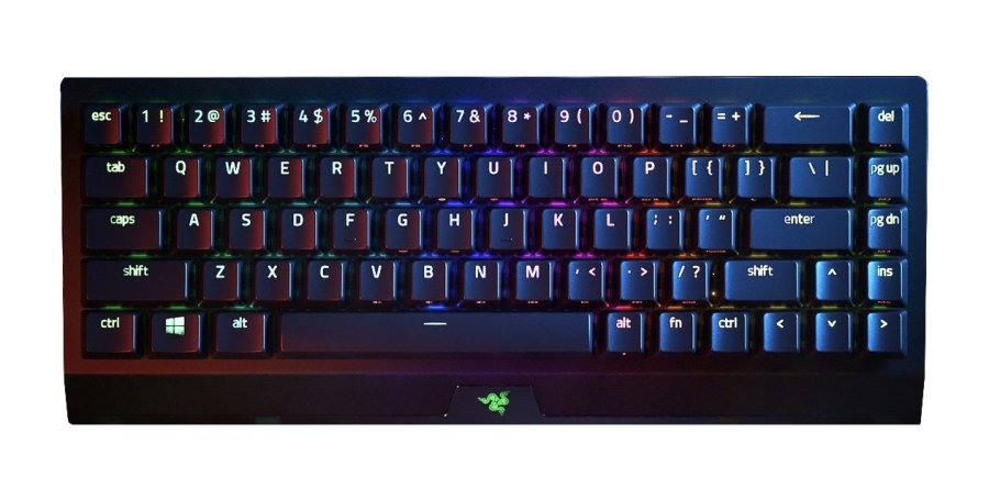 Razer BlackWidow V3 Mini HyperSpeed tastatur Spil USB + RF Wireless + Bluetooth Sort #1