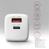 Axagon ACU-PQ20W oplader til mobil enhed Universel Hvid Vekselstrm Hurtig opladning Indendrs #5
