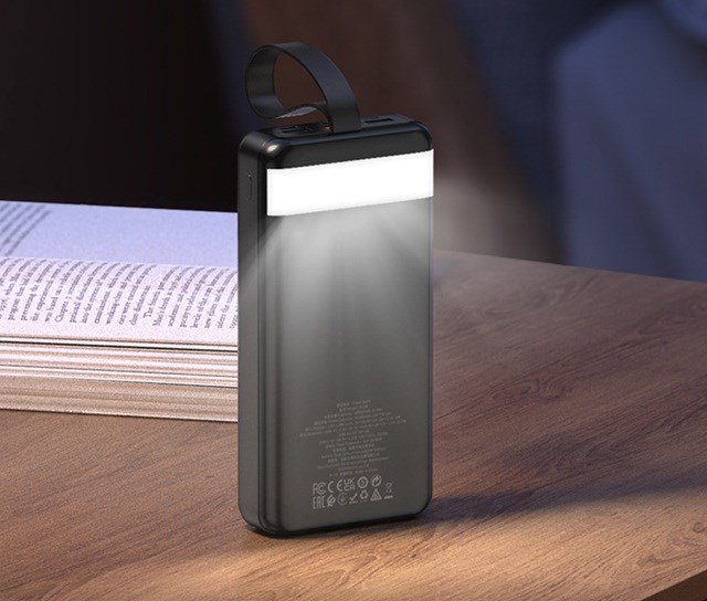 Hoco J123B Powerbank 30 000 mAh sort #7