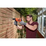 Black & Decker BEH200K-QS bor 2900 rpm N�glefri 1,67 kg Sort, Orange #4
