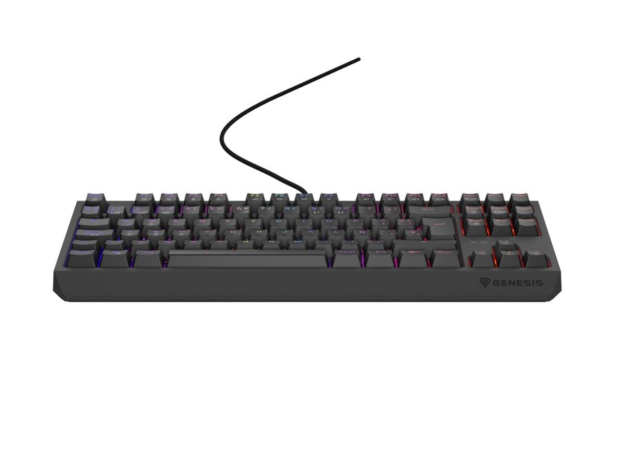 GENESIS Thor 230 TKL tastatur Spil USB QWERTY Spansk Sort #7