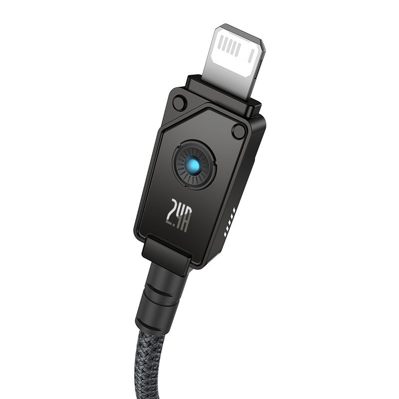 Baseus Unbreakable USB A til iP-kabel 1 m 5V-2,4A Sort #4