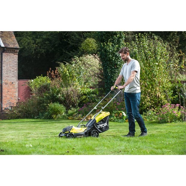 Ryobi OLM1833B plneklipper Skubbe plneklipper Batteri Sort, Grn #7