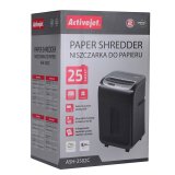 Activejet ASH-2502C papirmakulator Krydsmakulering 60 dB 22,8 cm Sort, Slv #12
