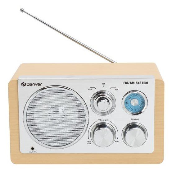 Denver TR-63LW radio Personligt Analog Bamboo, Slv #2
