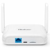 Qoltec 56980 Hjem og rejse 4G LTE-router med Wi-Fi 6 | AX300 | 2,4 GHz | Dobbelt antenne | USB-C | Micro SIM #6