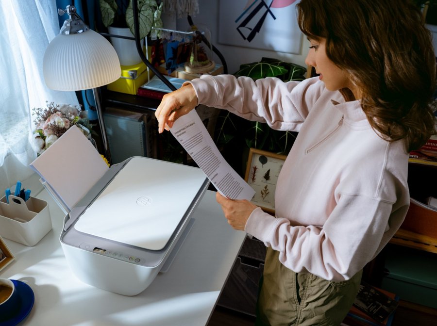 HP DeskJet 2922 Tr�dl�st All-in-One Farve Printer #10