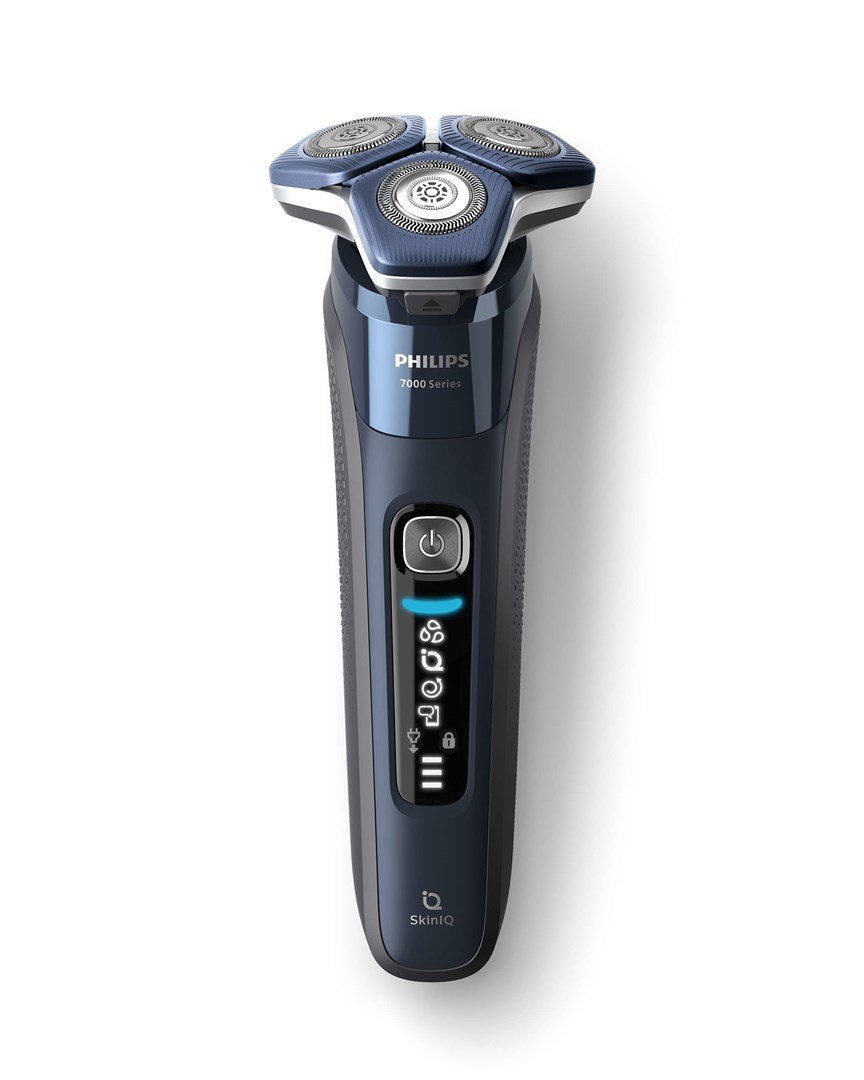 Philips SHAVER Series 7000 S7885/50 barbermaskine til ham Rotations shaver Trimmer Sort, Bl� #7