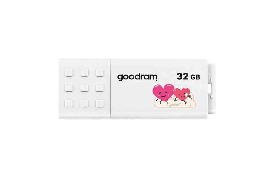 Goodram UME3 Valentine USB-ngle 32 GB USB Type-A 3.2 Gen 1 (UME3-0320W0R11-V) Hvid #1