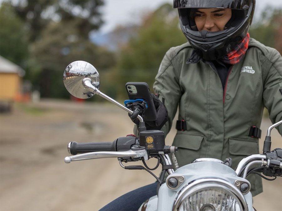 Quad Lock Mirror Mount Passiv holder Mobiltelefon/Smartphone Sort, Bl #8