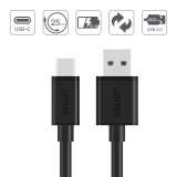 UNITEK USB-KABEL USB-A - USB-C 25CM, Y-C480BK #4