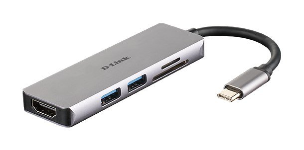 D-Link DUB-M530 Ledningsfrt USB 3.2 Gen 1 (3.1 Gen 1) Type-C Aluminium #1